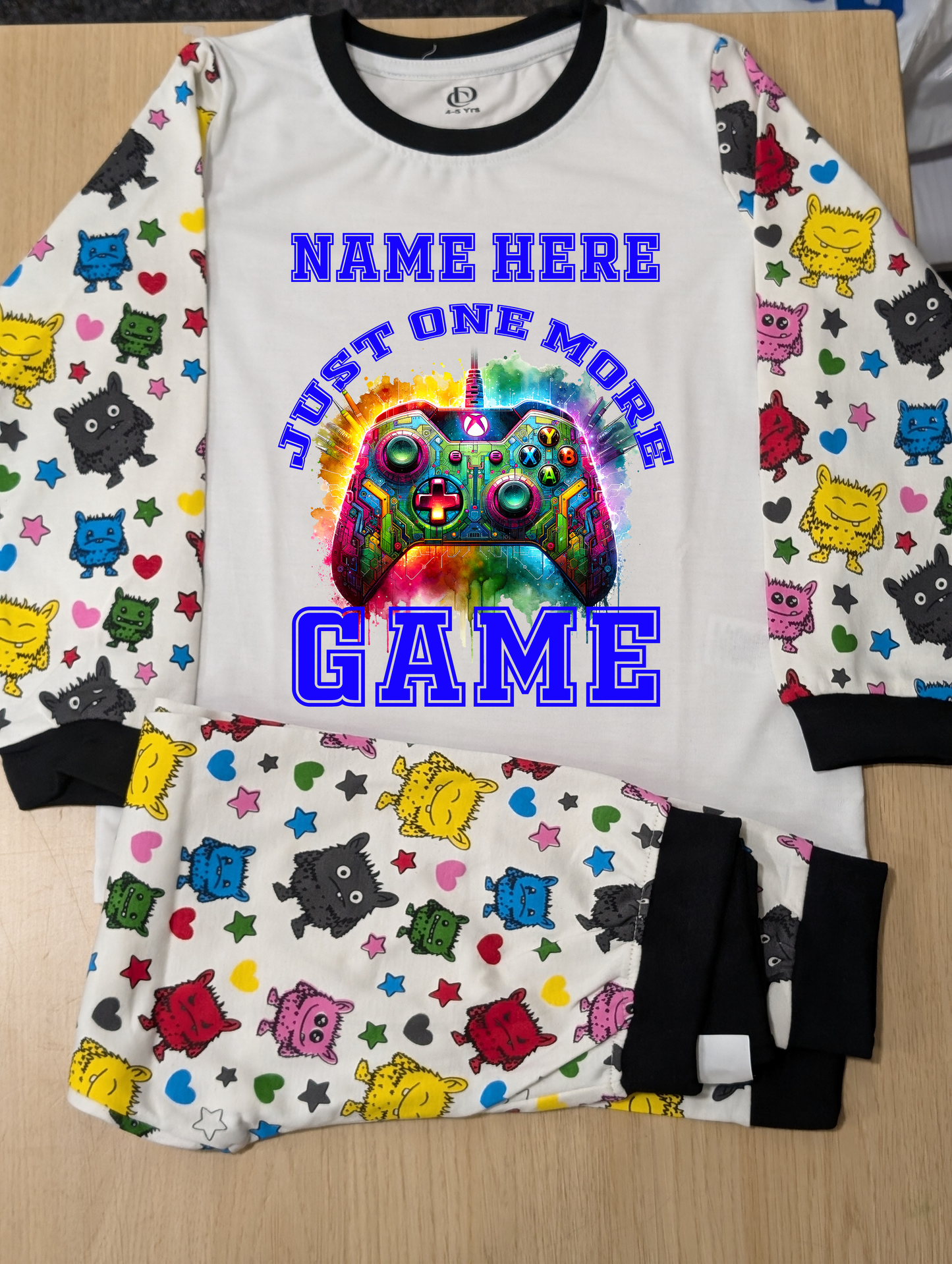 Personalised Just One More Game Pyjamas (Boys)