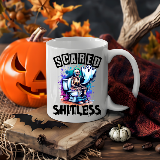 Scared shitless Mug