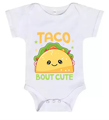 Short Sleeve Baby Taco bout Cute